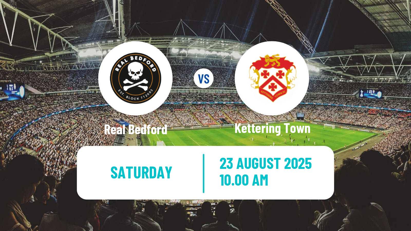Soccer English Southern League Central Division Real Bedford - Kettering Town