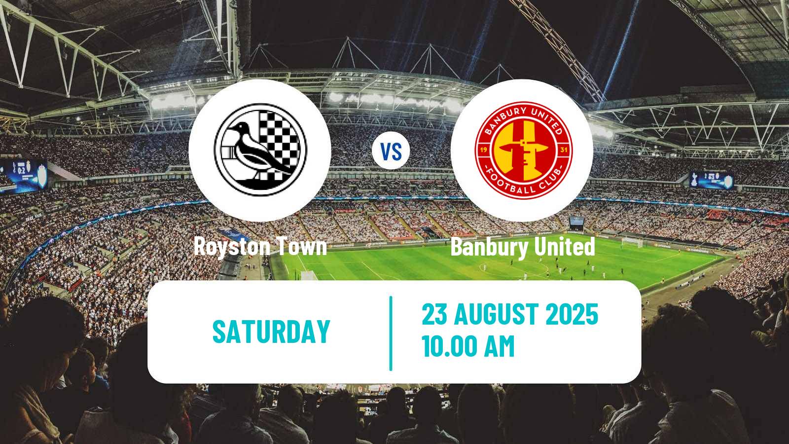 Soccer English Southern League Central Division Royston Town - Banbury United
