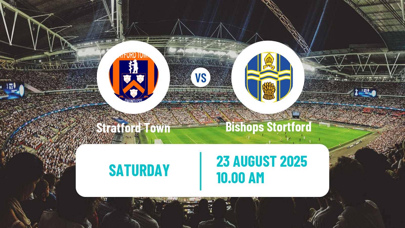 Soccer English Southern League Central Division Stratford Town - Bishops Stortford