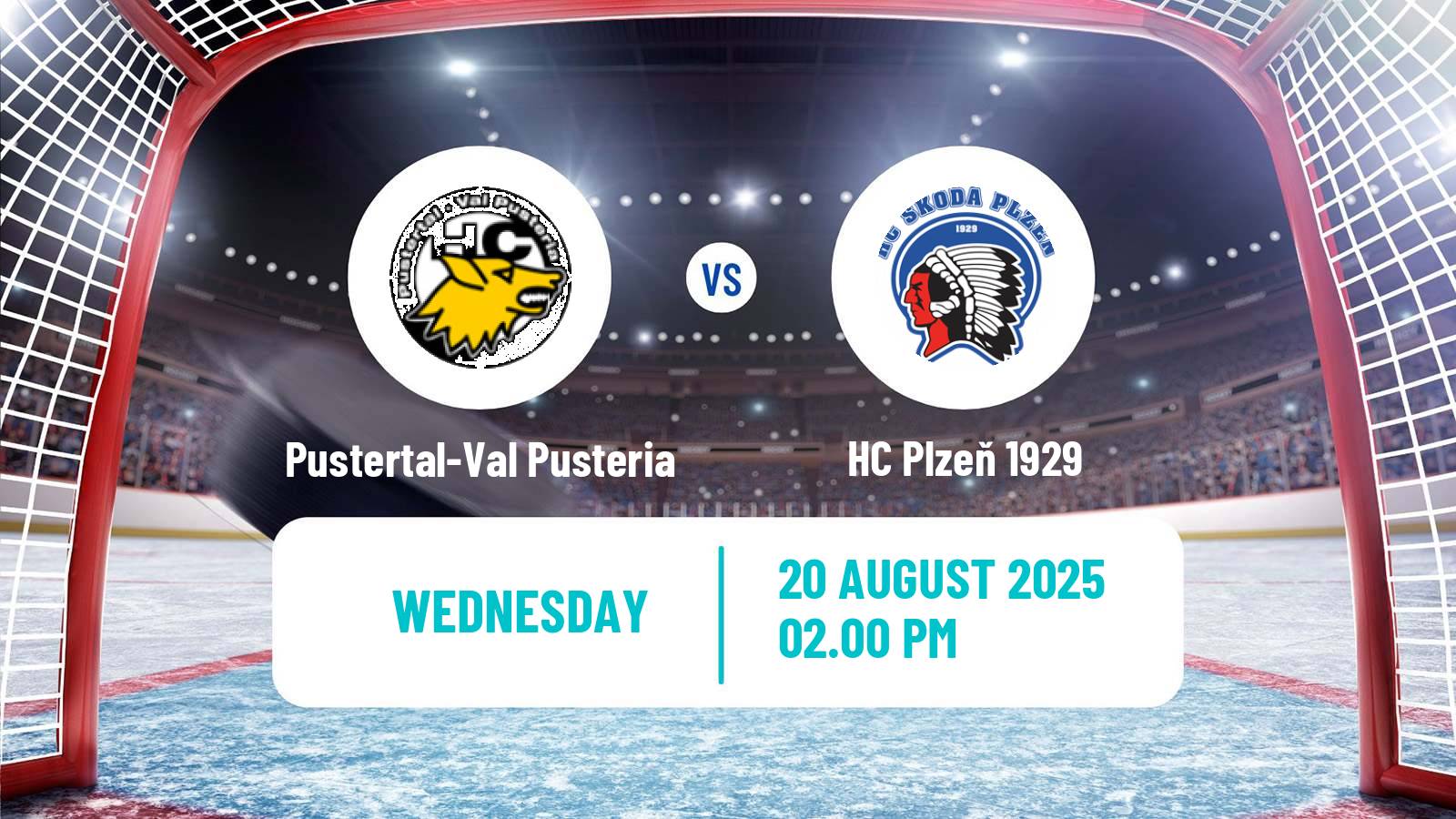 Hockey Club Friendly Ice Hockey Pustertal-Val Pusteria - HC Plzeň 1929