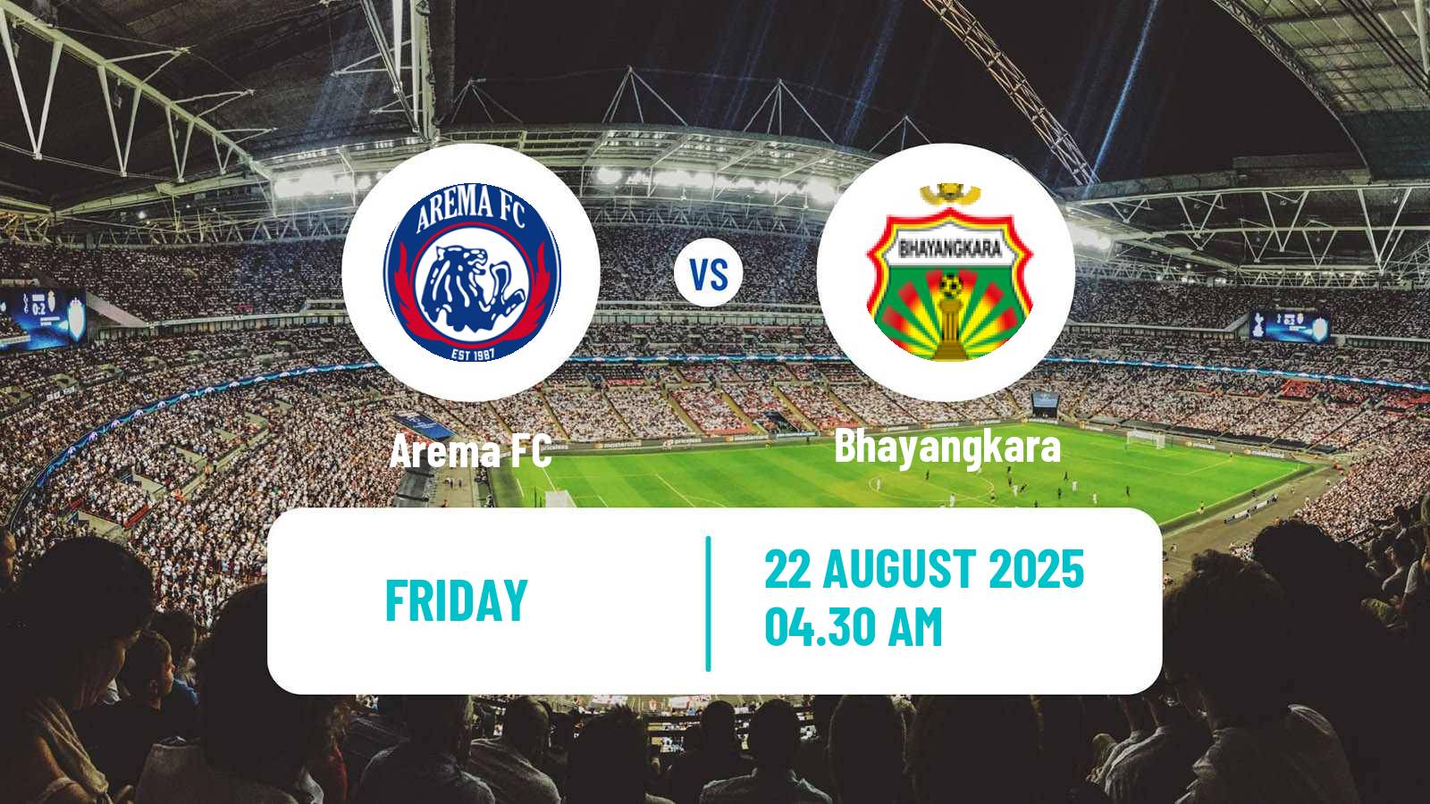 Soccer Indonesian Liga 1 Arema - Bhayangkara