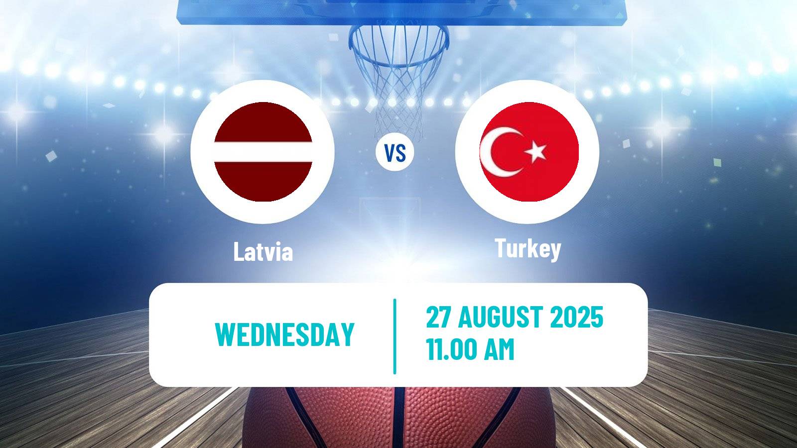 Basketball EuroBasket Latvia - Turkey