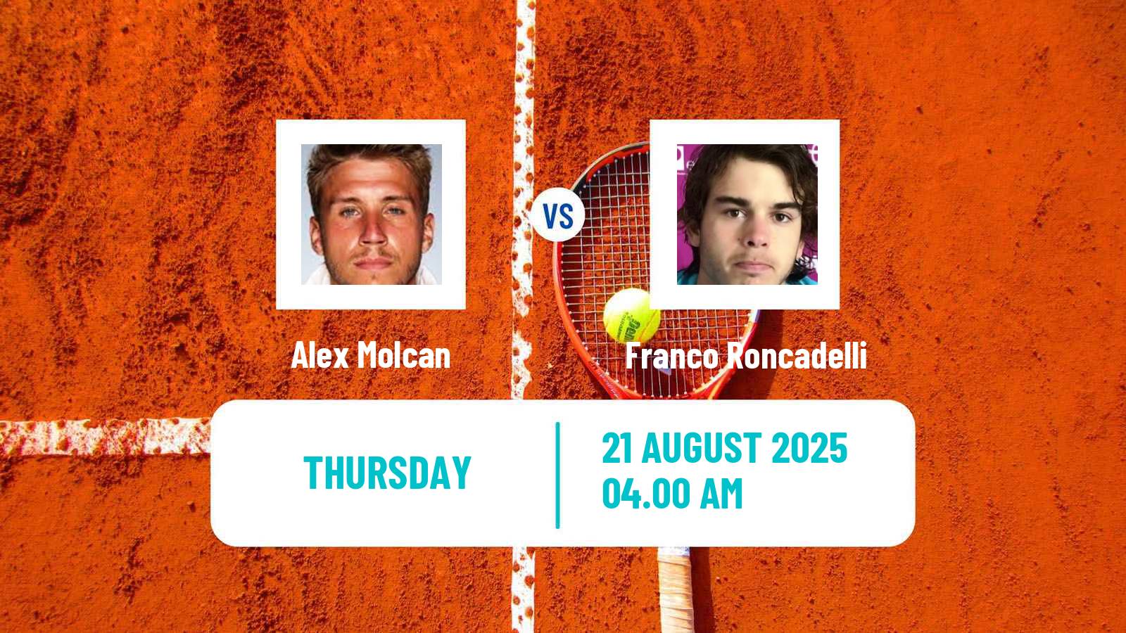Tennis Sofia 2 Challenger Men Alex Molcan - Franco Roncadelli