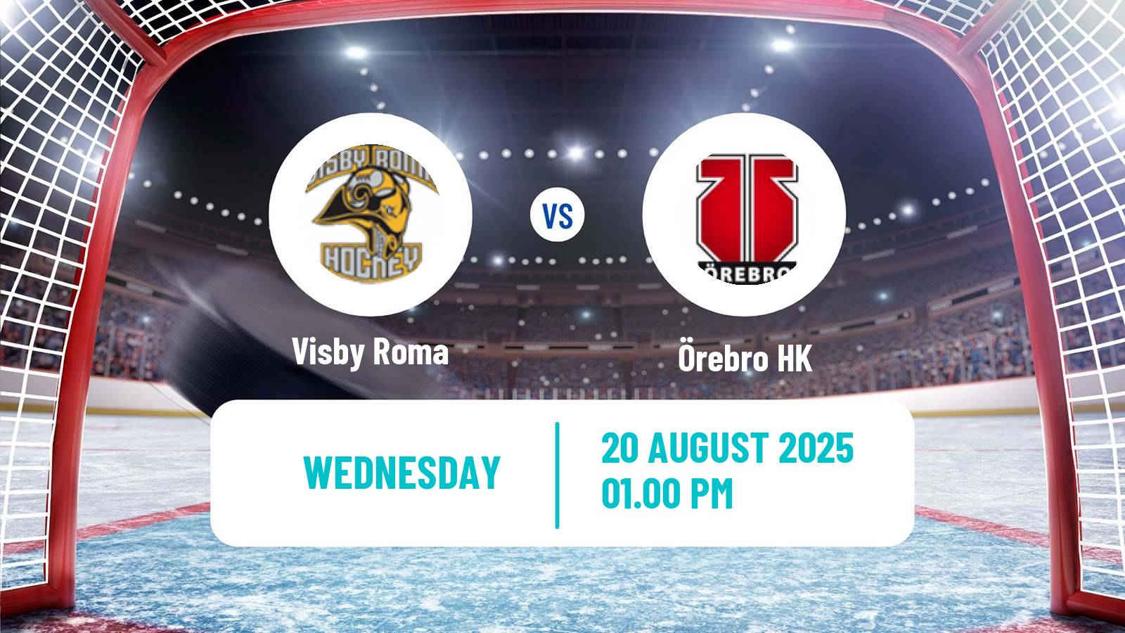 Hockey Club Friendly Ice Hockey Visby Roma - Örebro