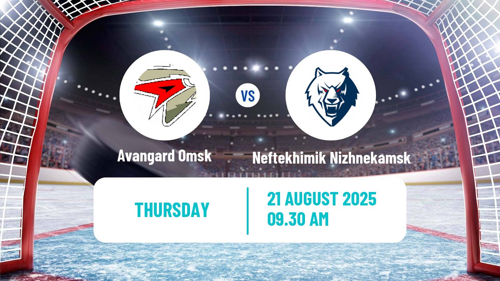 Hockey Club Friendly Ice Hockey Avangard Omsk - Neftekhimik Nizhnekamsk