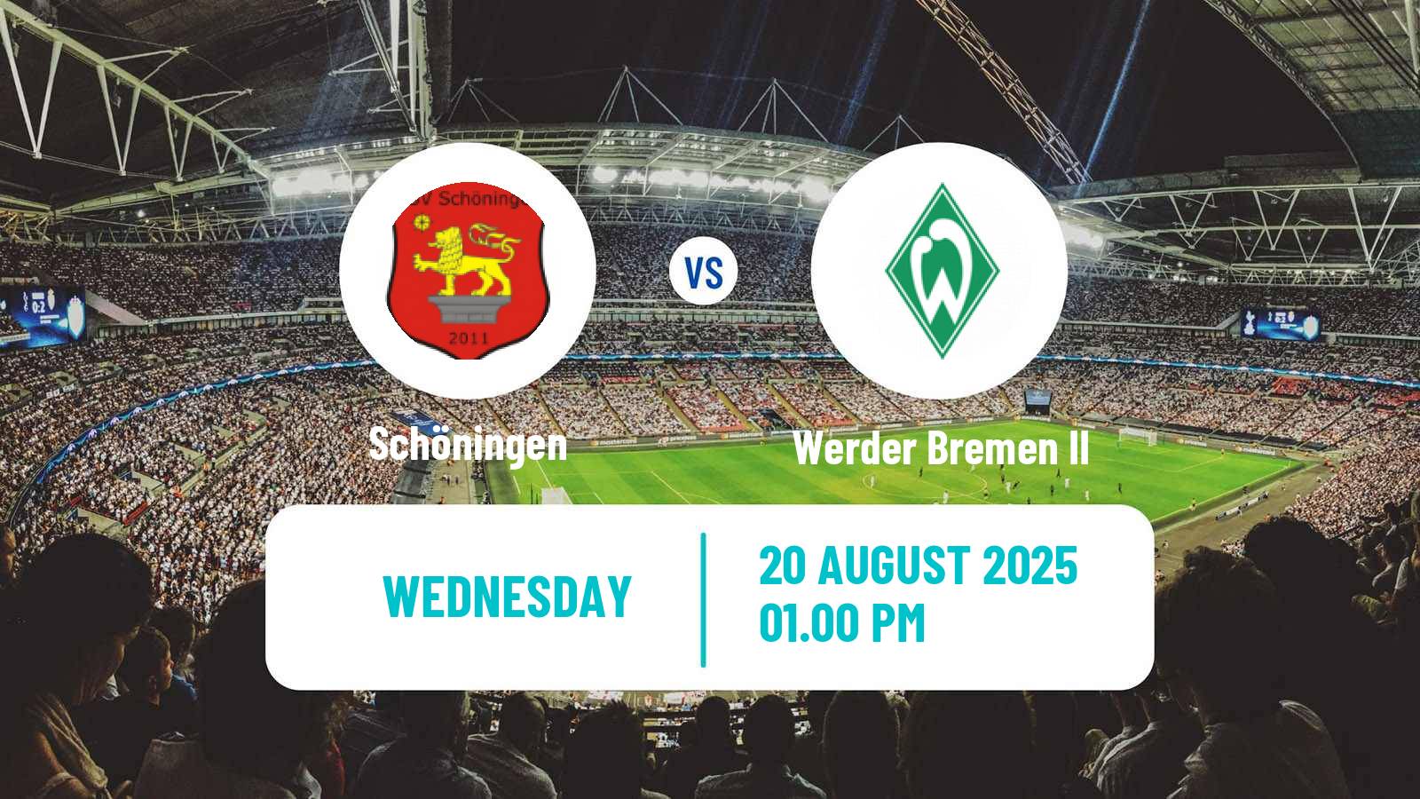 Soccer German Regionalliga North Schöningen - Werder Bremen II