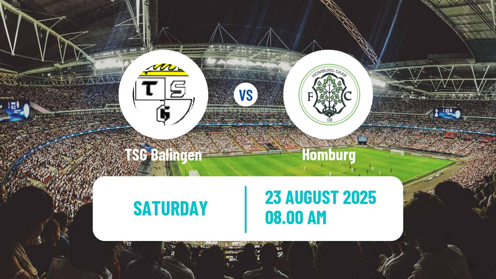 Soccer German Regionalliga Sudwest Balingen - Homburg