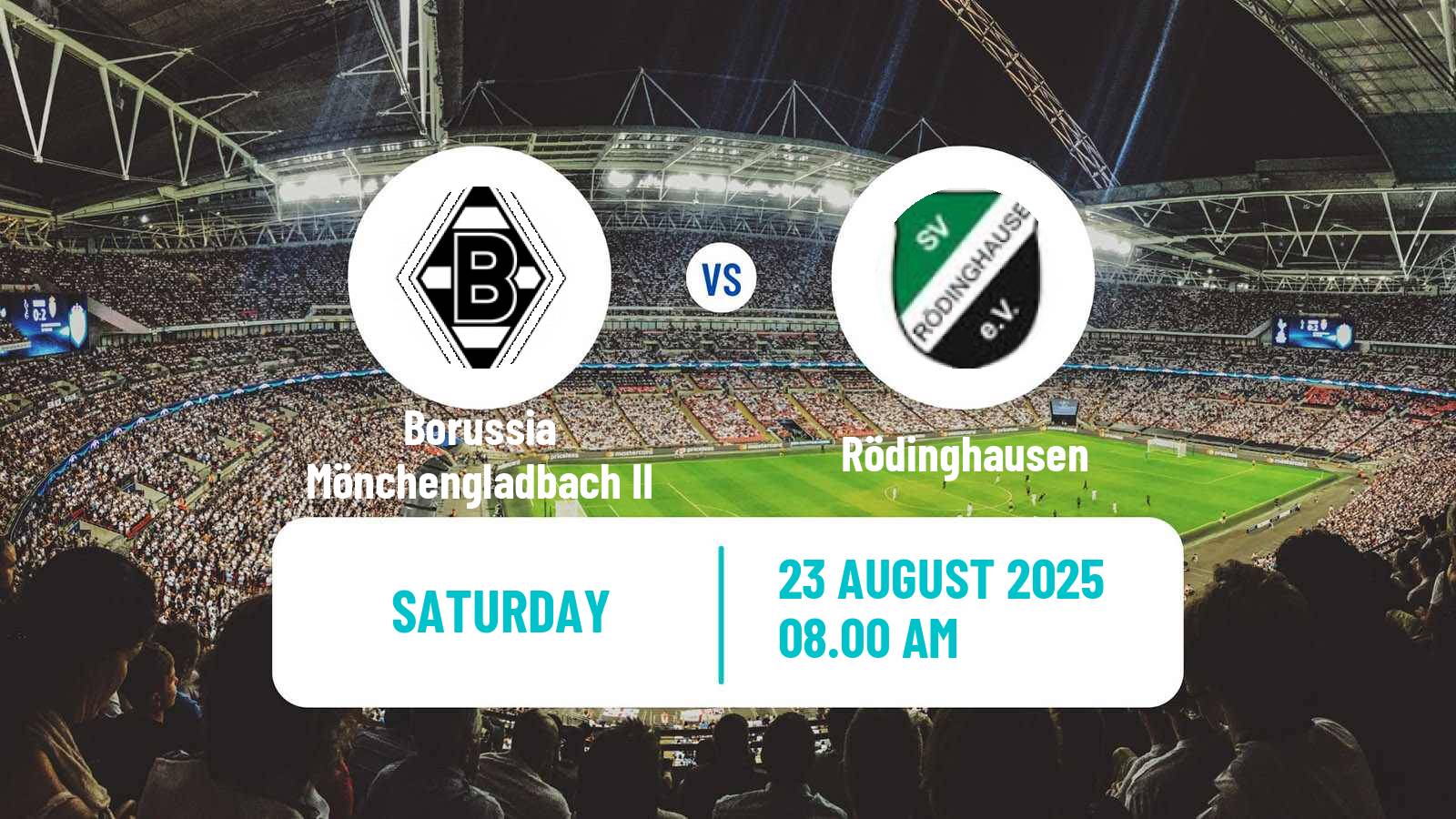 Soccer German Regionalliga West Borussia Mönchengladbach II - Rödinghausen