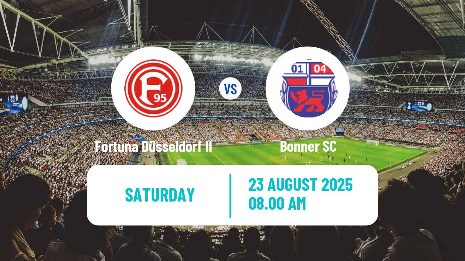Soccer German Regionalliga West Fortuna Düsseldorf II - Bonner
