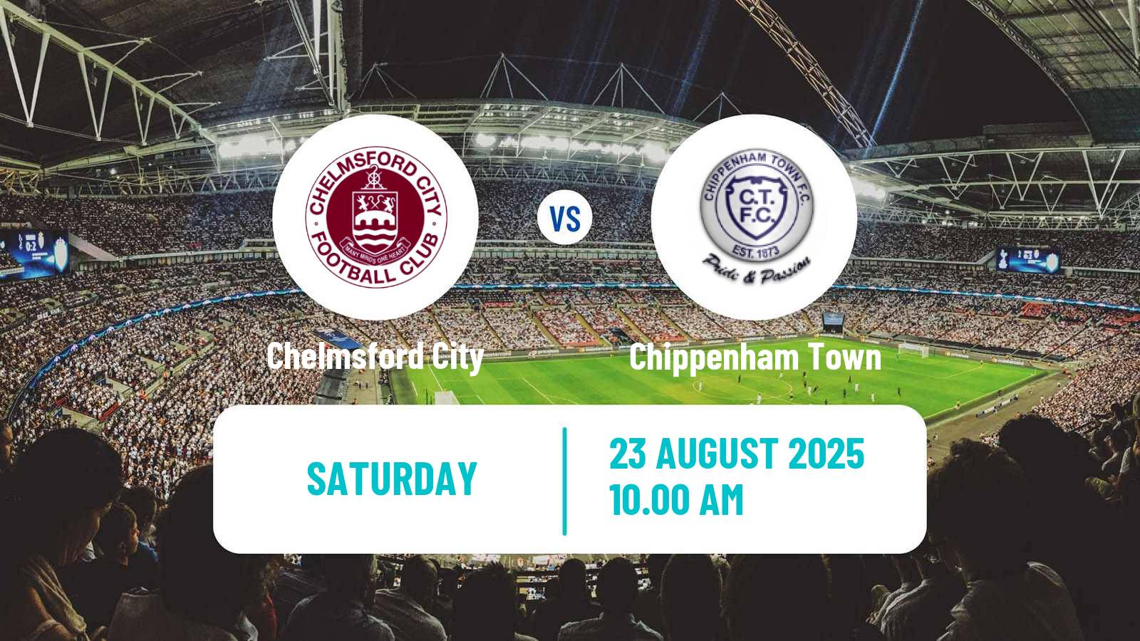 Soccer English National League South Chelmsford City - Chippenham Town