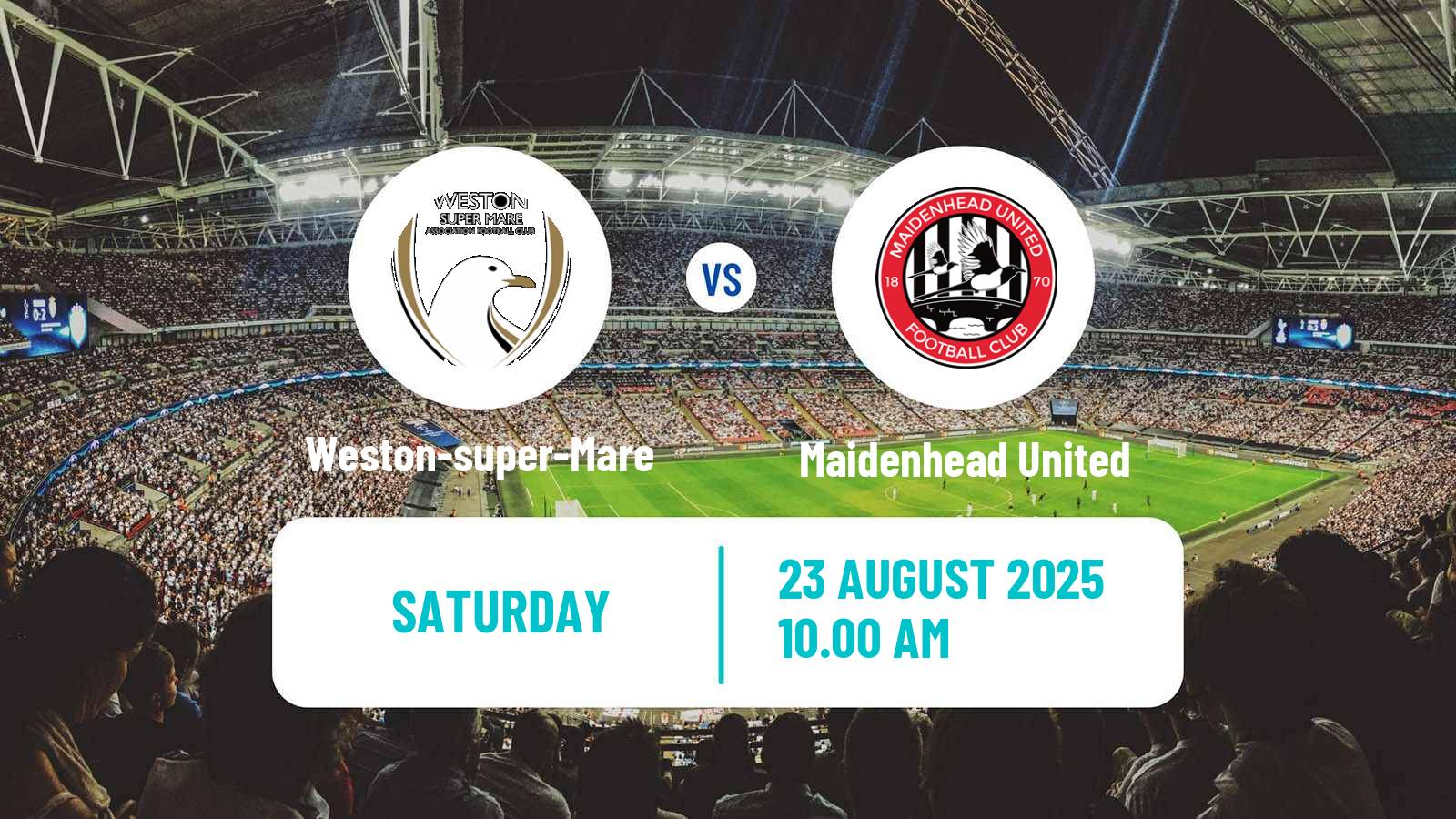 Soccer English National League South Weston-super-Mare - Maidenhead United