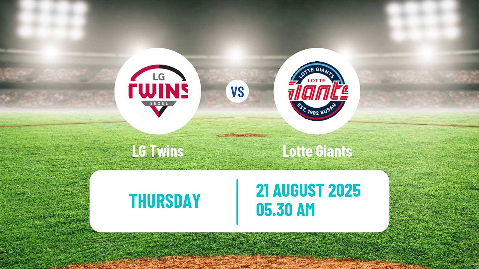 Baseball KBO LG Twins - Lotte Giants