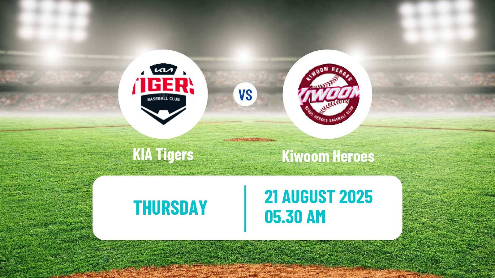 Baseball KBO KIA Tigers - Kiwoom Heroes