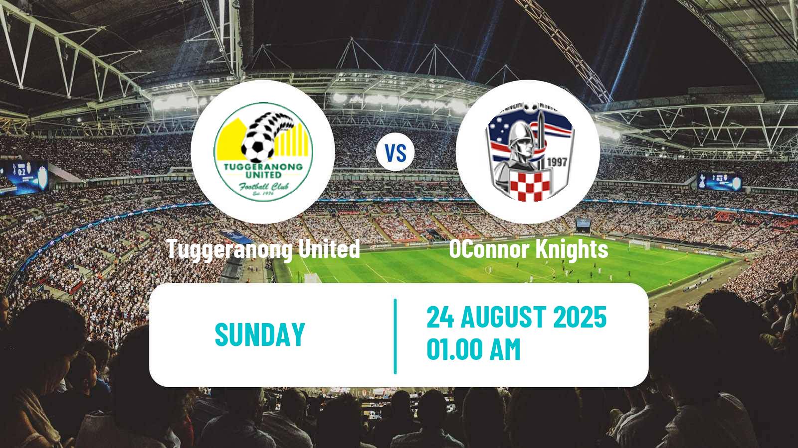 Soccer Australian NPL ACT Tuggeranong United - OConnor Knights