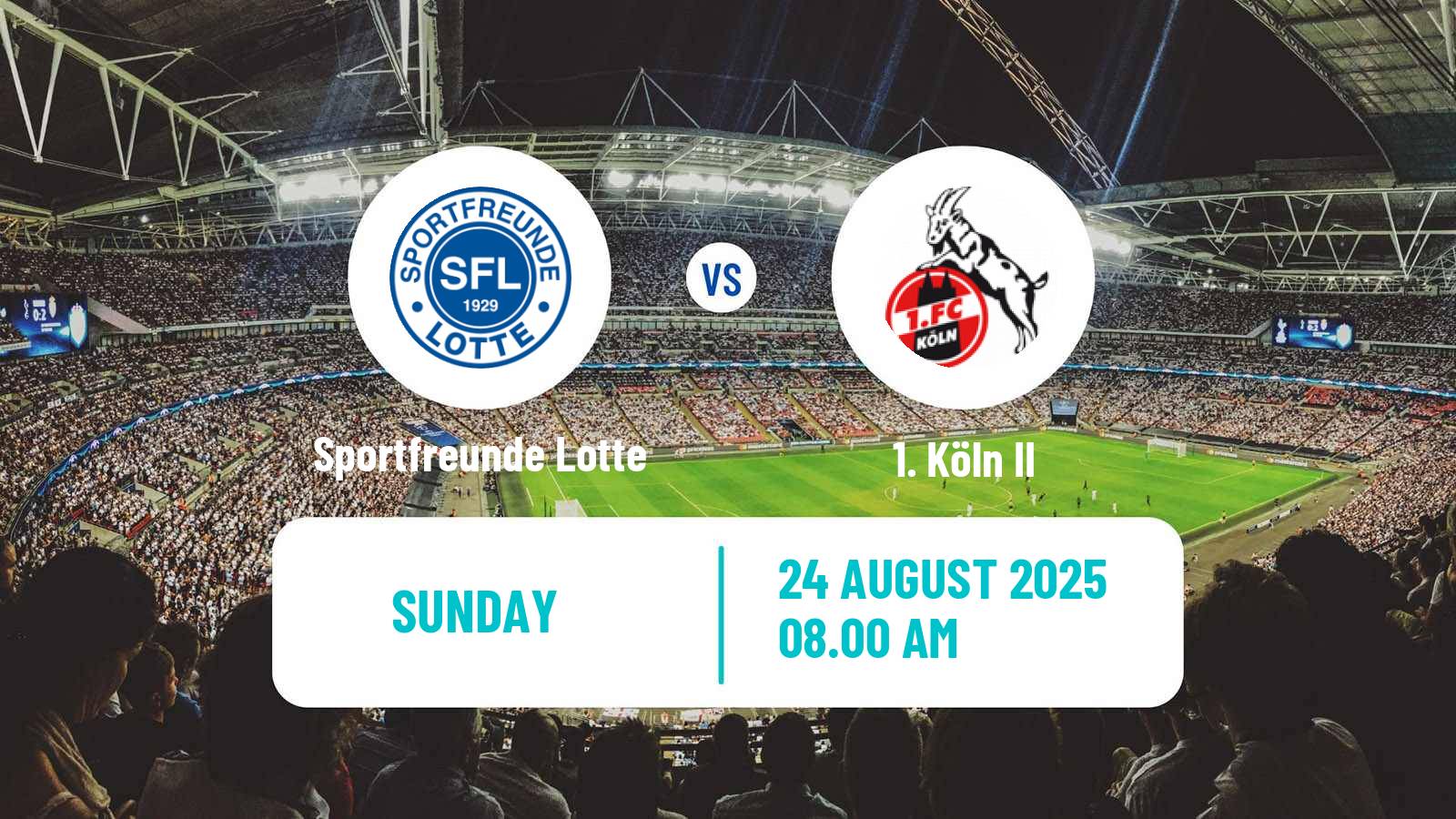 Soccer German Regionalliga West Sportfreunde Lotte - Köln II