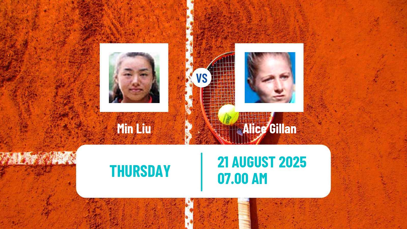 Tennis ITF W15 Logrono Women Min Liu - Alice Gillan