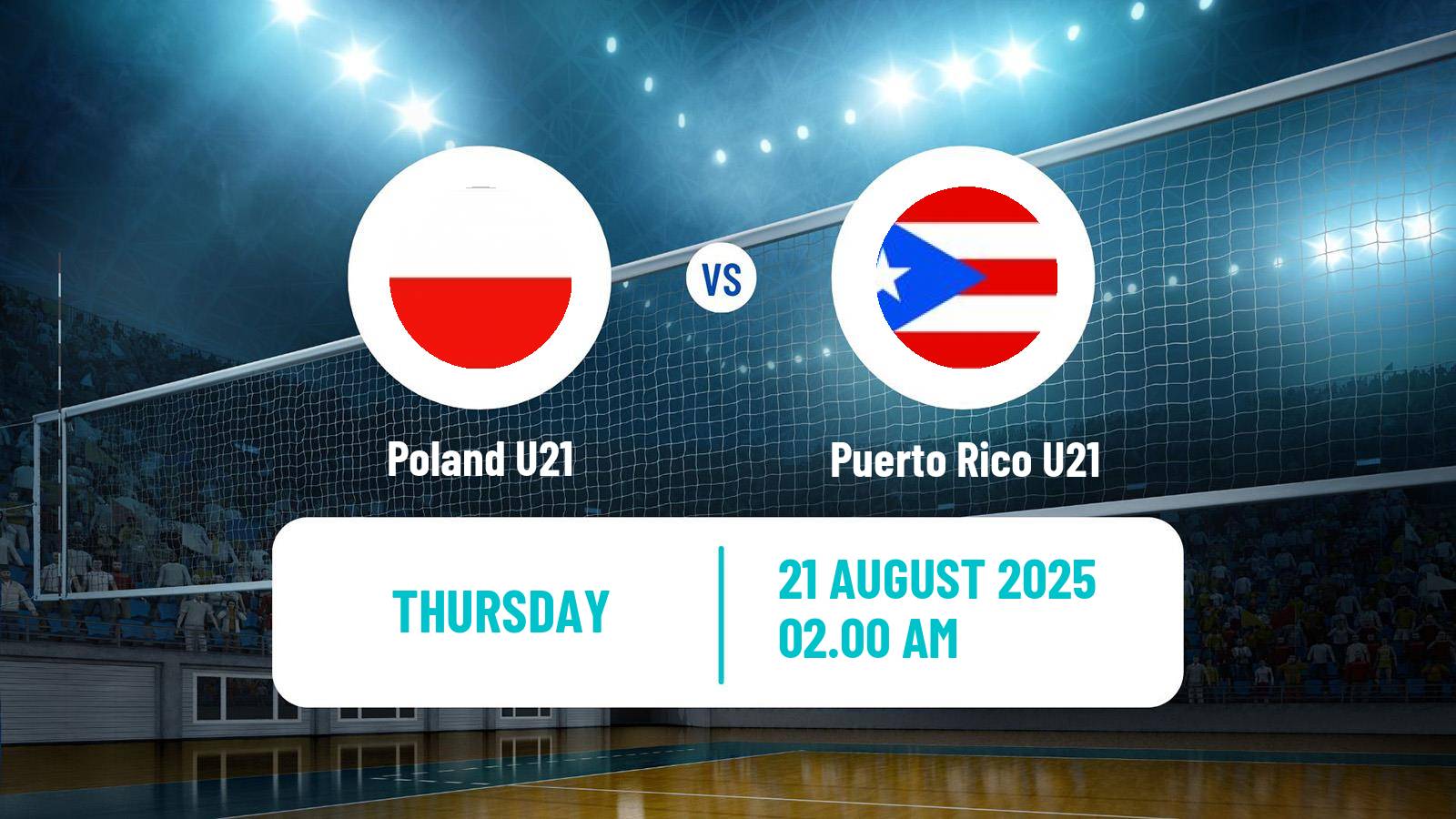 Volleyball World Championship U21 Volleyball Poland U21 - Puerto Rico U21