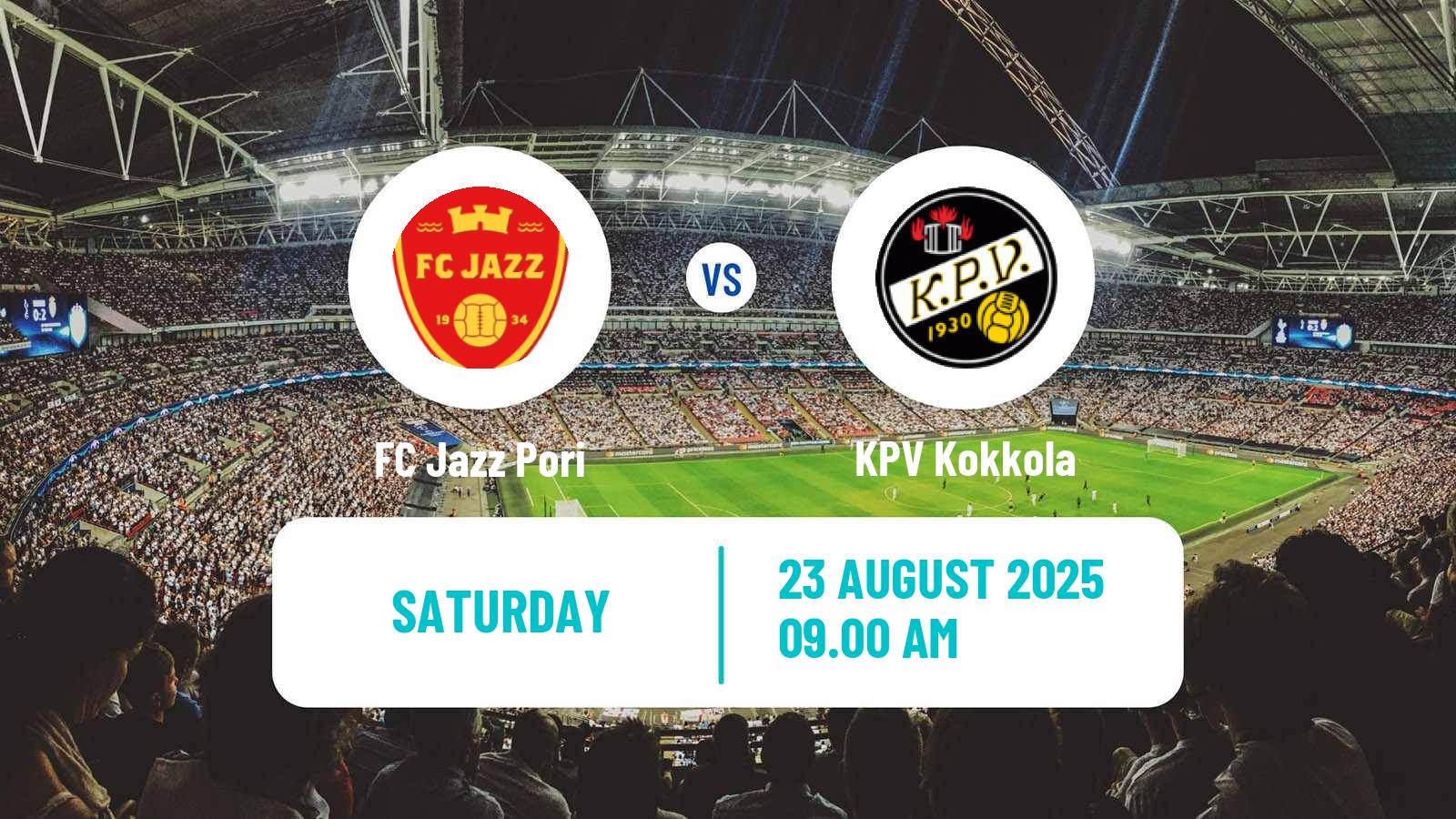 Soccer Finnish Ykkonen Jazz Pori - KPV Kokkola