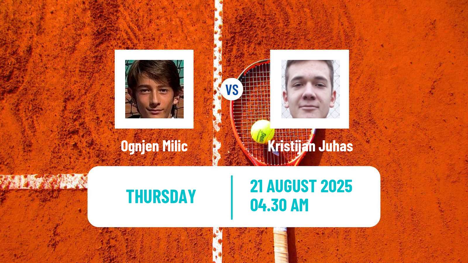 Tennis ITF M15 Pirot 2 Men Ognjen Milic - Kristijan Juhas