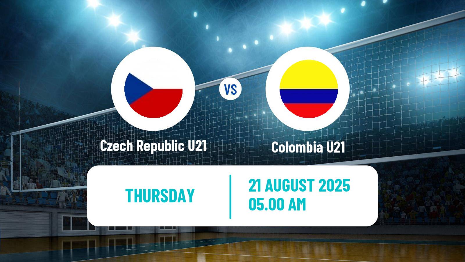 Volleyball World Championship U21 Volleyball Czech Republic U21 - Colombia U21