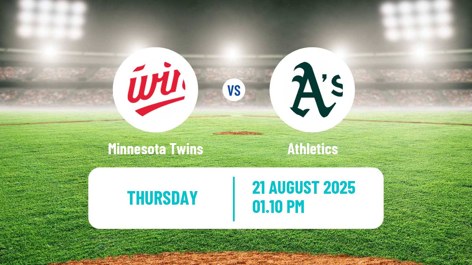 Baseball MLB Minnesota Twins - Athletics