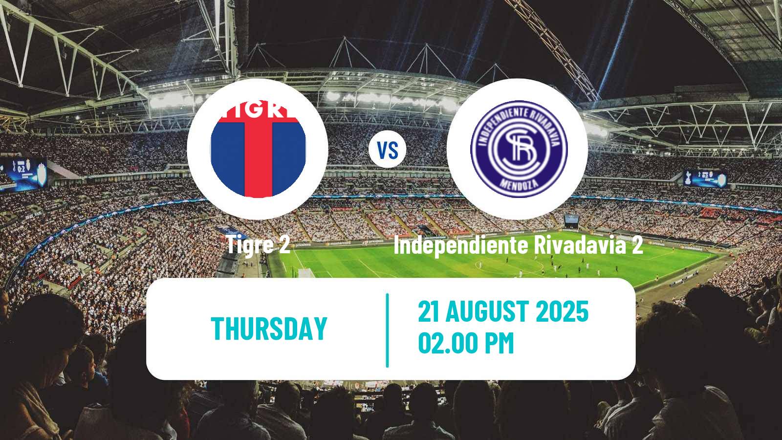 Soccer Argentinian Reserve League Tigre 2 - Independiente Rivadavia 2