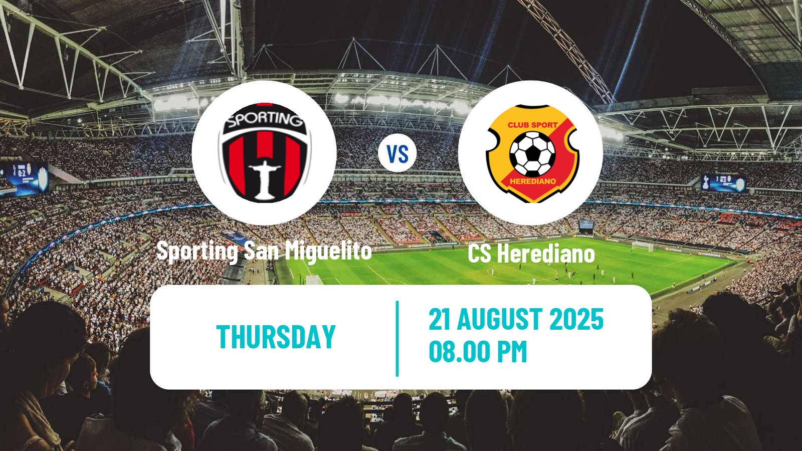 Soccer CONCACAF Central American Cup Sporting San Miguelito - Herediano