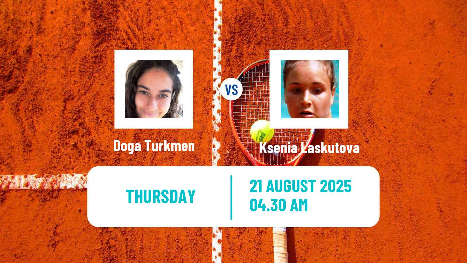 Tennis ITF W15 Ankara Women Doga Turkmen - Ksenia Laskutova