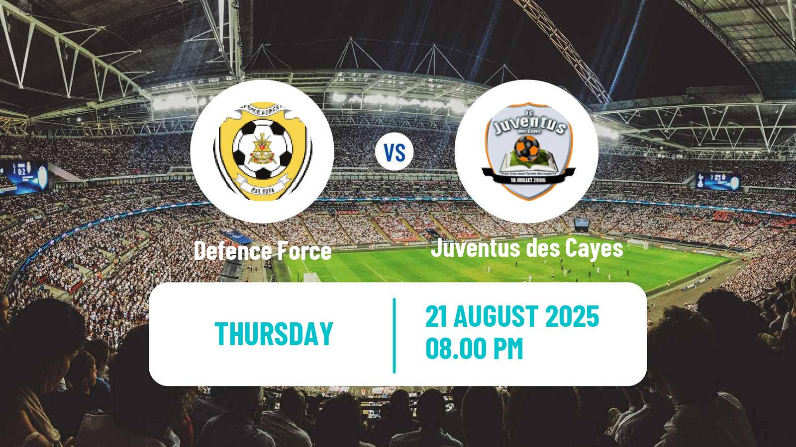 Soccer Caribbean Club Championship Defence Force - Juventus des Cayes
