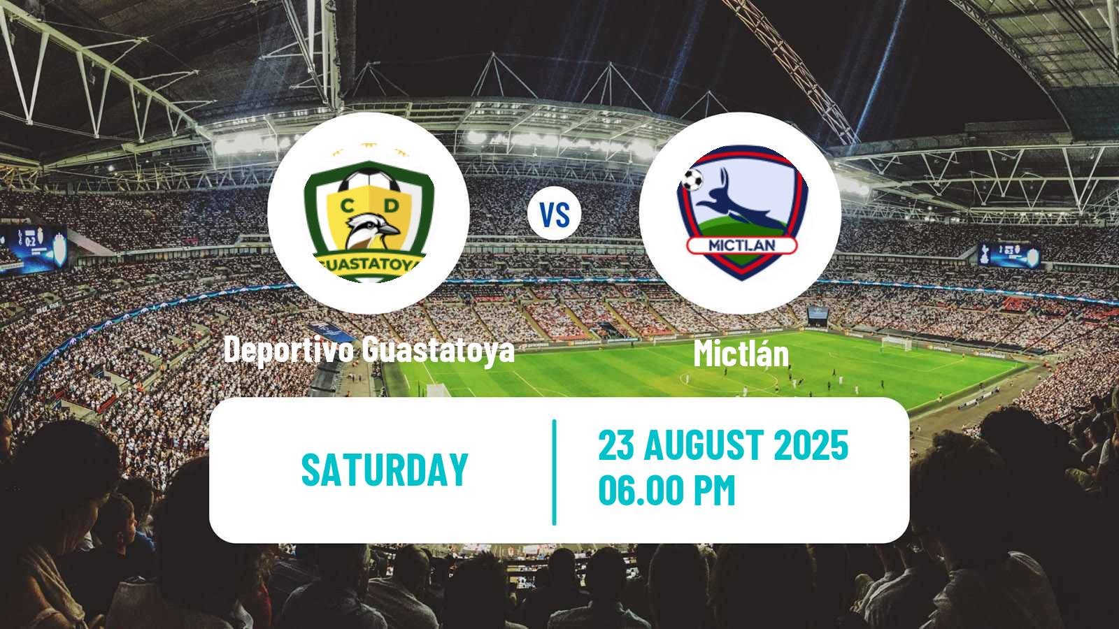 Soccer Guatemala Liga Nacional Deportivo Guastatoya - Mictlán