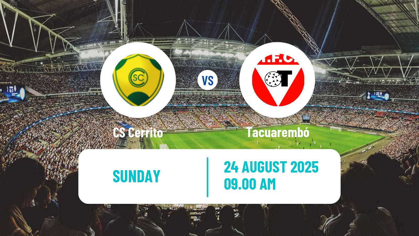 Soccer Uruguayan Segunda Division Cerrito - Tacuarembó