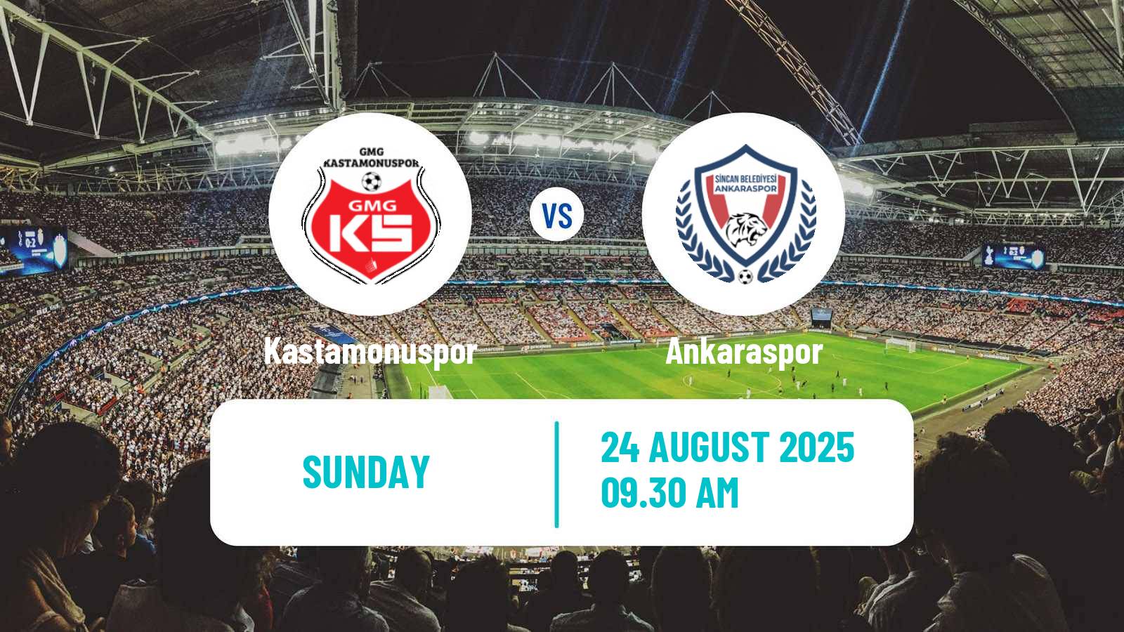 Soccer Turkish Second League White Group Kastamonuspor - Ankaraspor