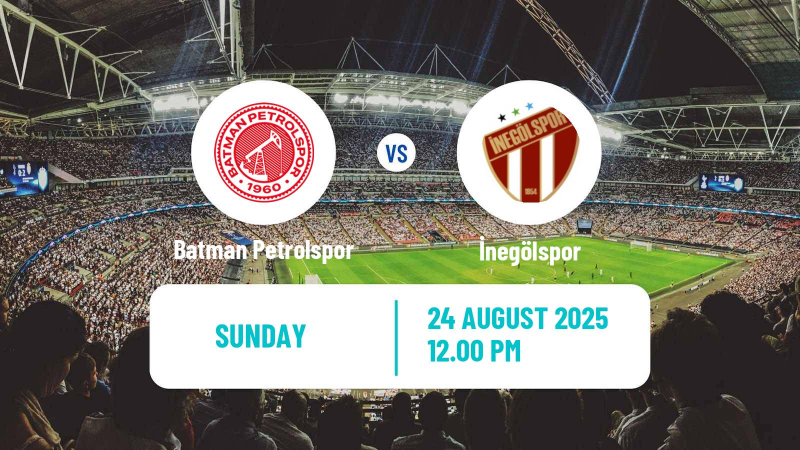 Soccer Turkish Second League White Group Batman Petrolspor - İnegölspor