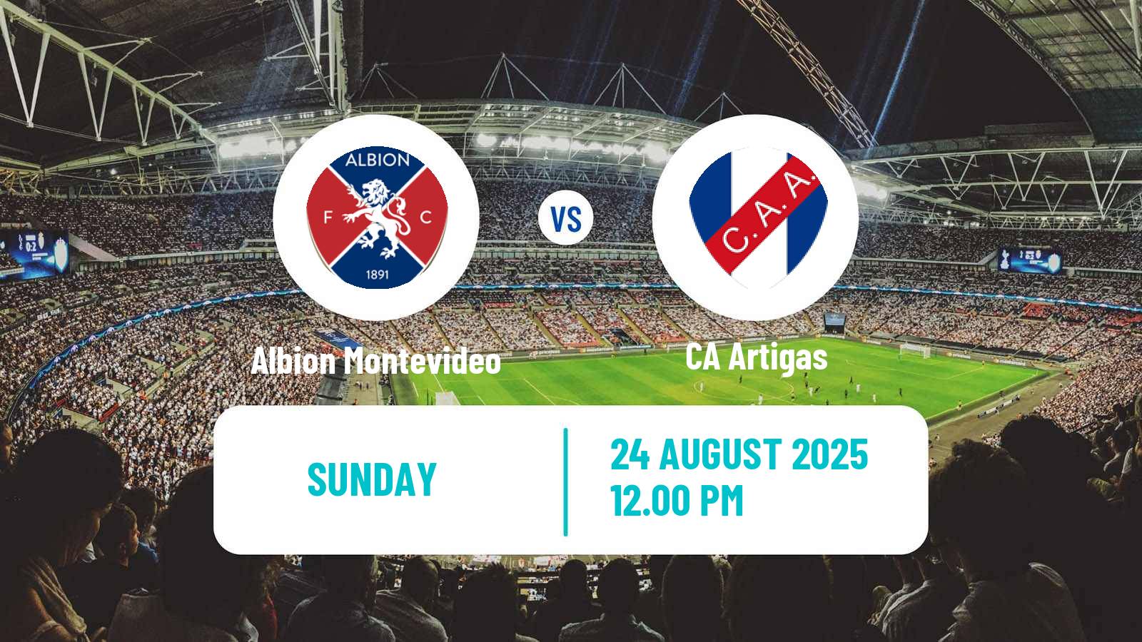 Soccer Uruguayan Segunda Division Albion Montevideo - Artigas