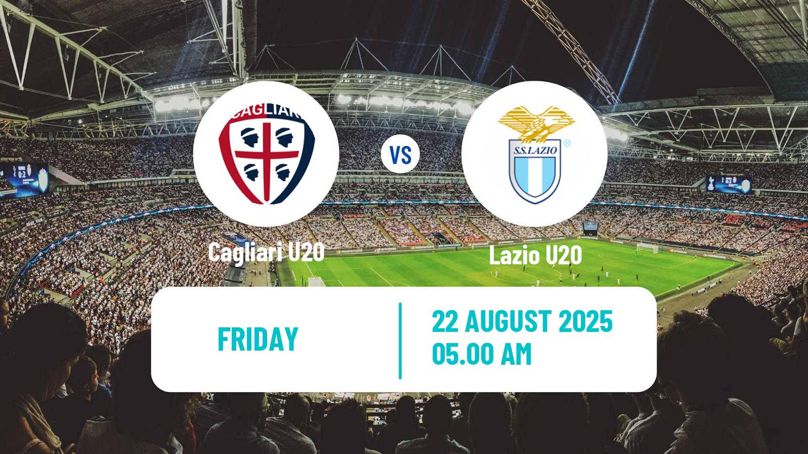 Soccer Italian Primavera 1 Cagliari U20 - Lazio U20