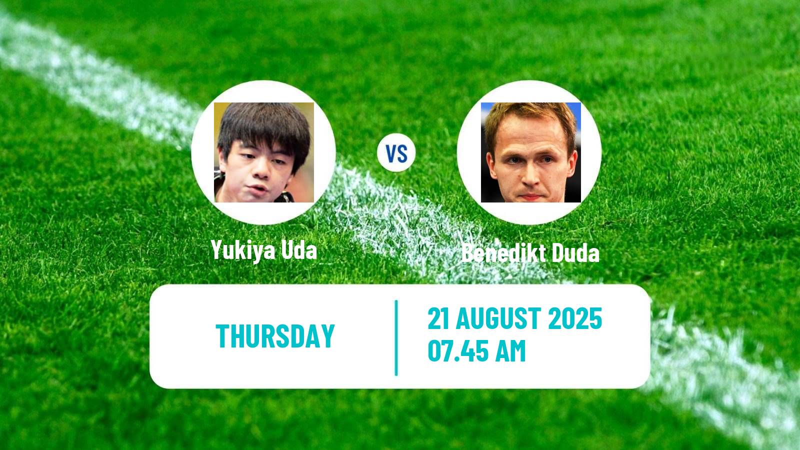 Table tennis Europe Smash Sweden Men Yukiya Uda - Benedikt Duda