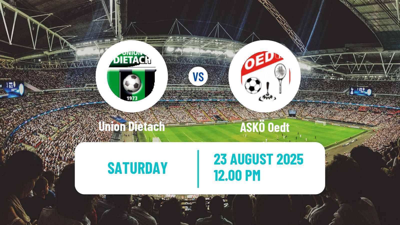 Soccer Austrian Regionalliga Central Union Dietach - ASKÖ Oedt