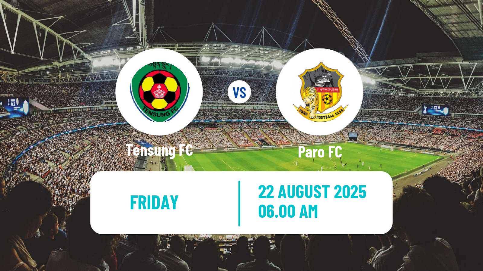 Soccer Bhutan Premier League Tensung - Paro
