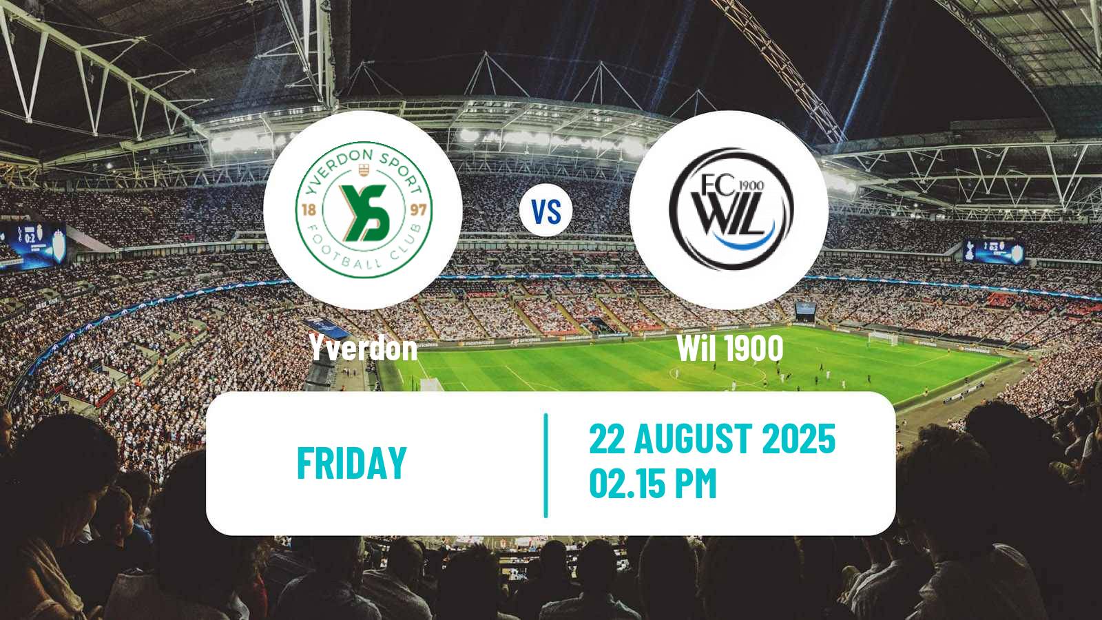 Soccer Swiss Challenge League Yverdon - Wil 1900
