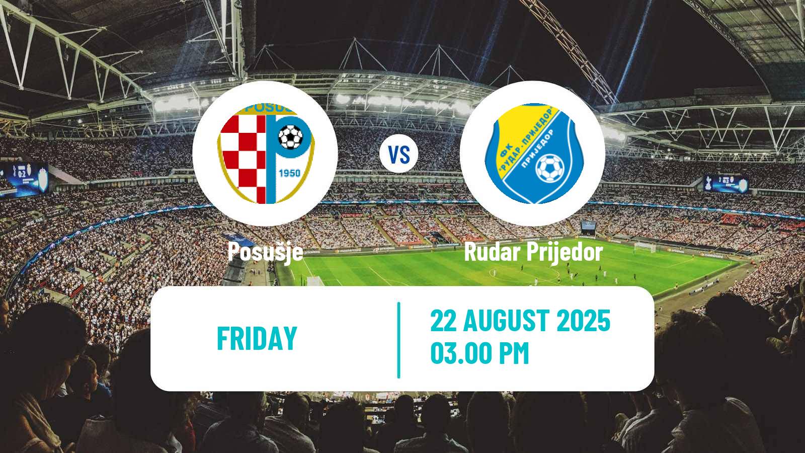 Soccer Bosnian Premier League Posušje - Rudar Prijedor