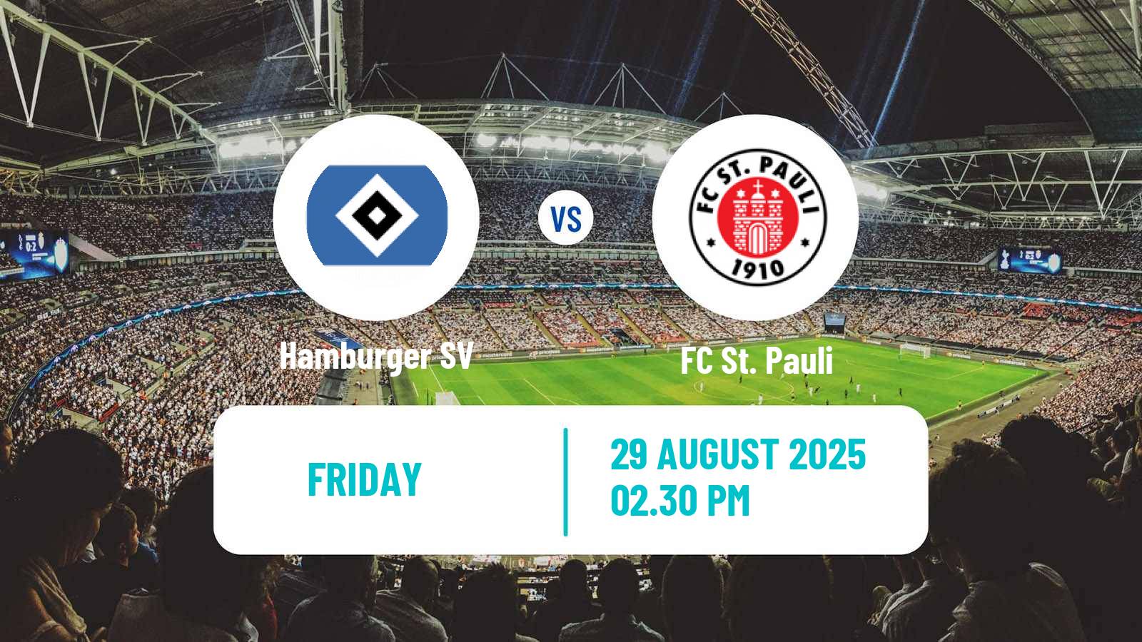 Soccer German Bundesliga Hamburger SV - St. Pauli