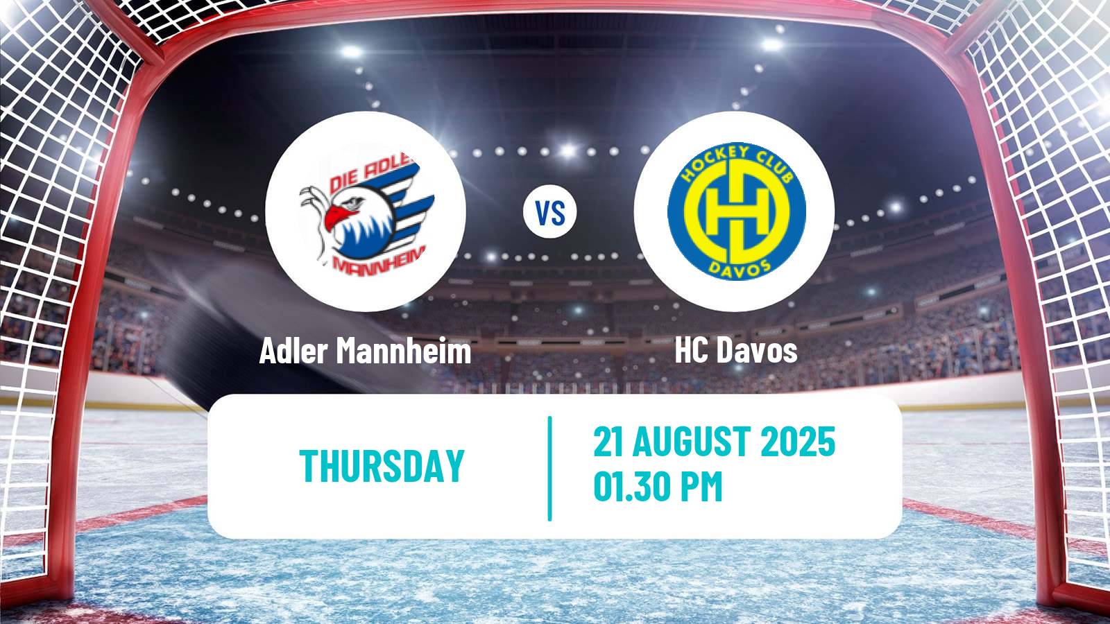 Hockey Club Friendly Ice Hockey Adler Mannheim - Davos
