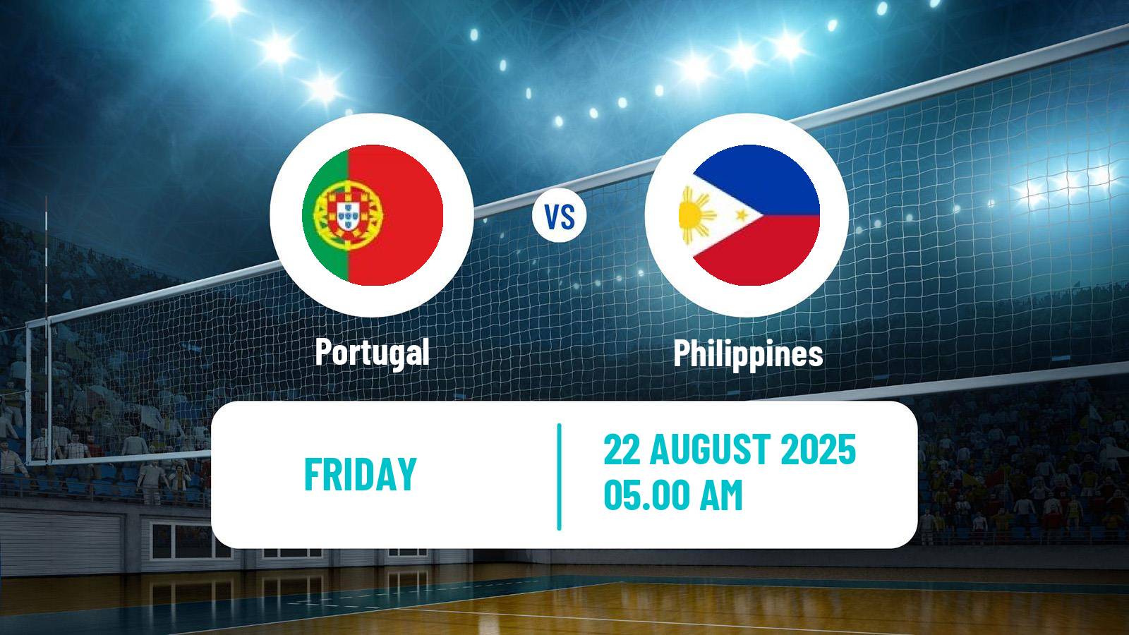 Volleyball Friendly International Volleyball Portugal - Philippines