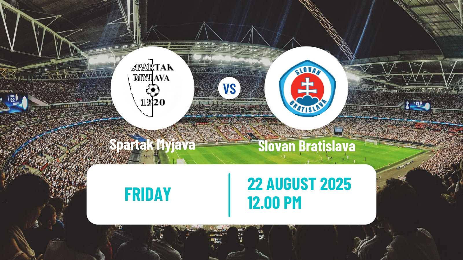 Soccer Slovak 1 Liga Women Spartak Myjava - Slovan Bratislava