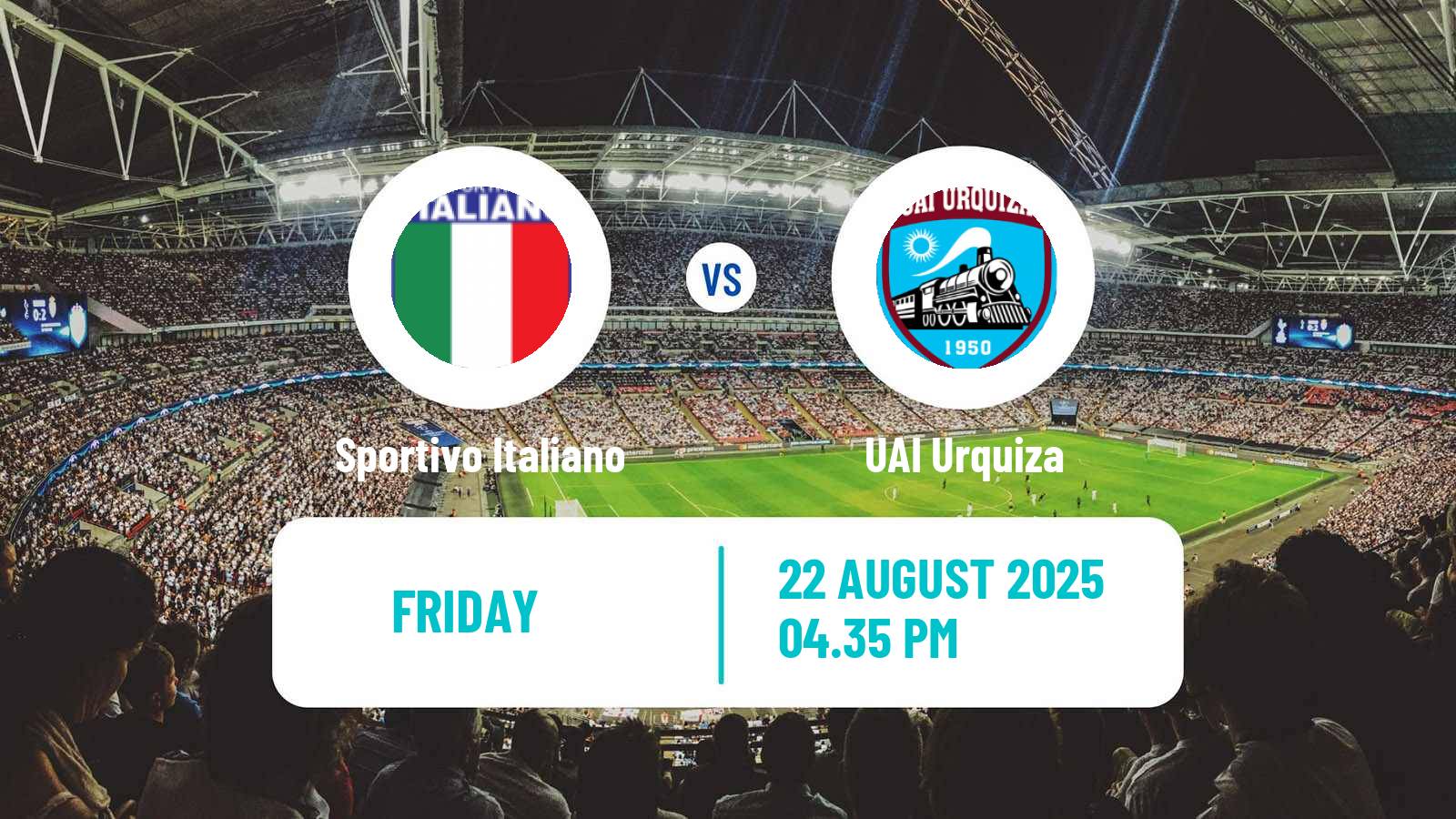Soccer Argentinian Primera B Sportivo Italiano - UAI Urquiza