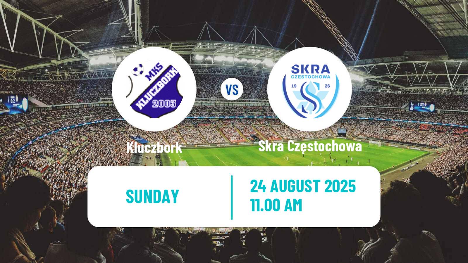 Soccer Polish Division 3 - Group III Kluczbork - Skra Częstochowa