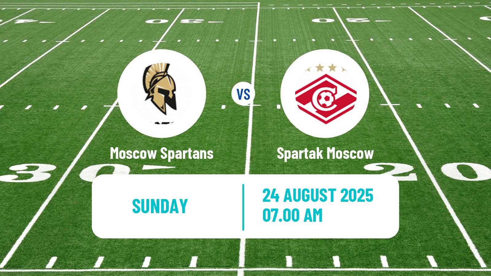 American football Russian Superleague American Football Moscow Spartans - Spartak Moscow