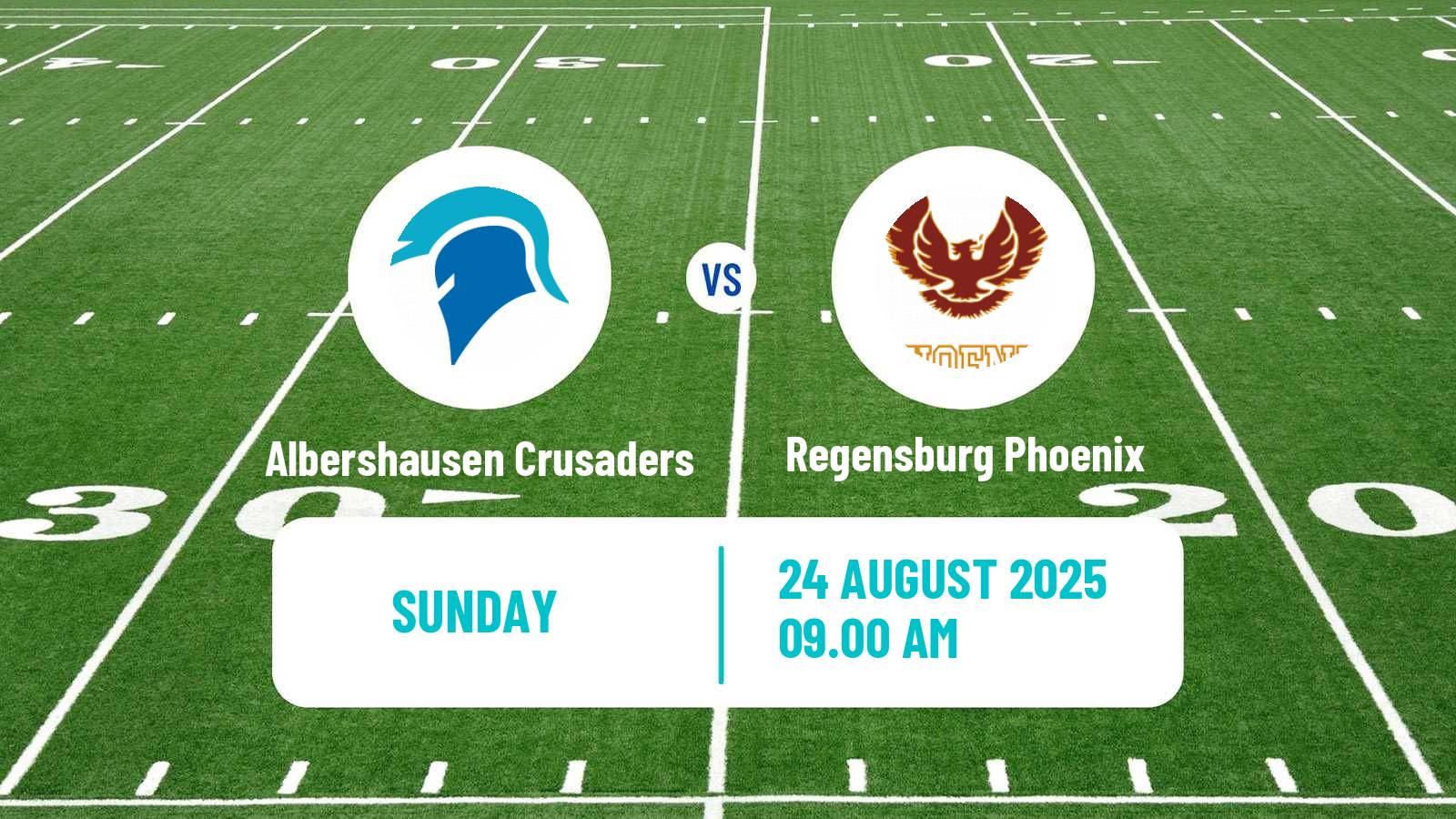 American football German GFL 2 Albershausen Crusaders - Regensburg Phoenix