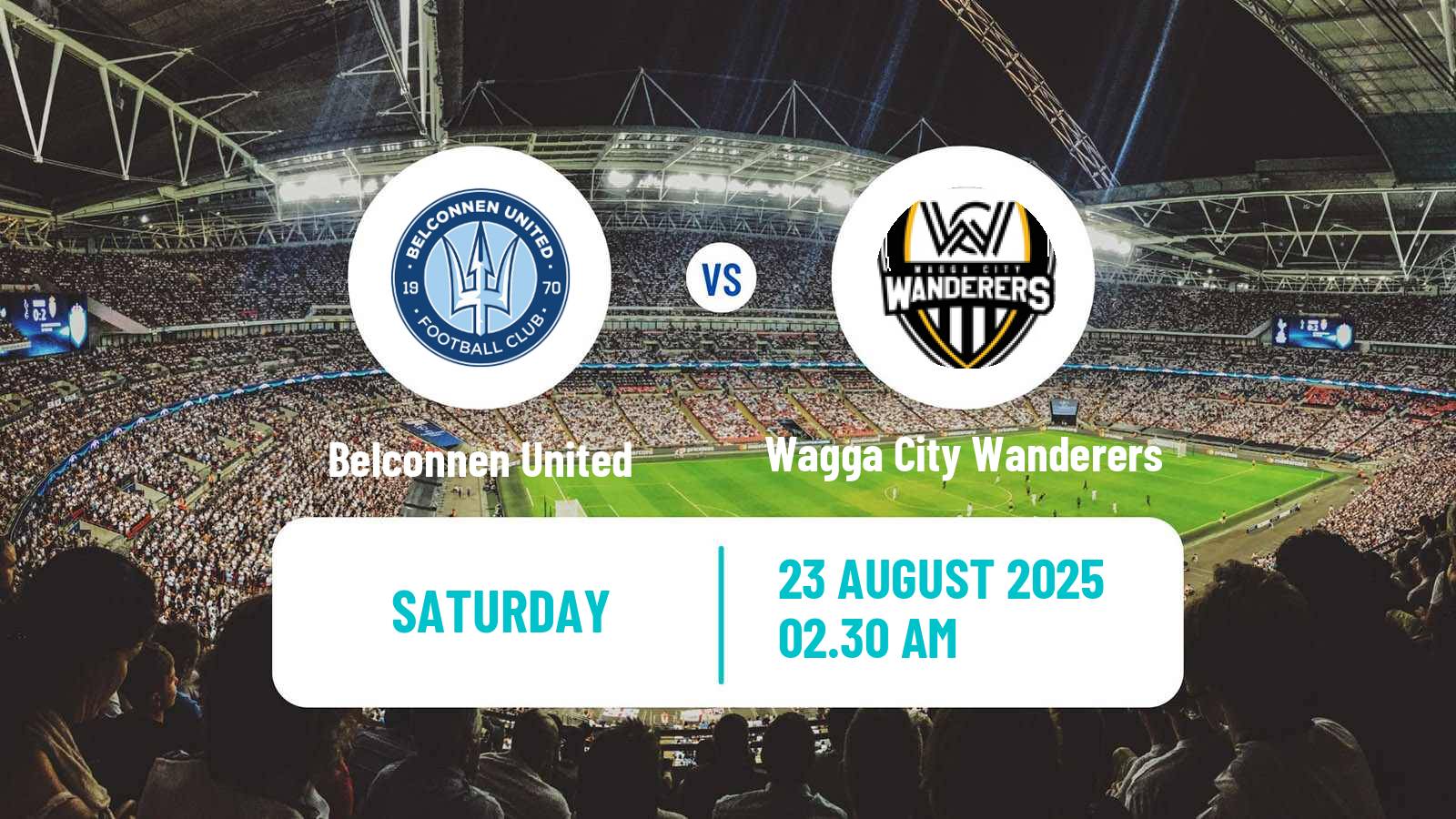 Soccer Australian Capital Premier League Belconnen United - Wagga City Wanderers