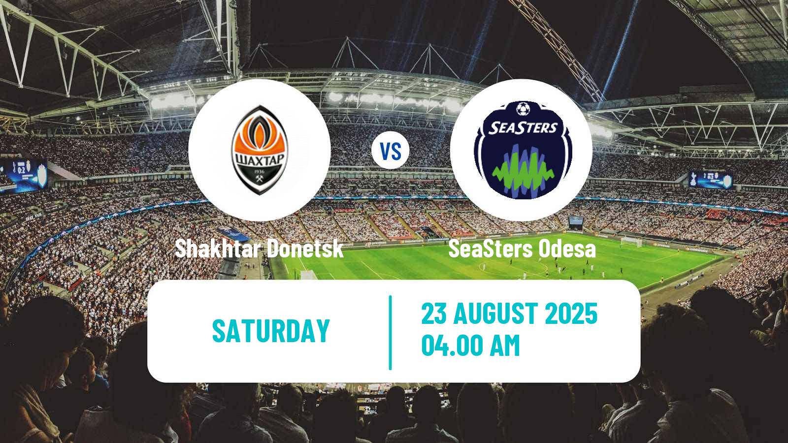 Soccer Ukranian Championship Women Shakhtar Donetsk - SeaSters Odesa